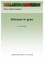 Silicium in gras
